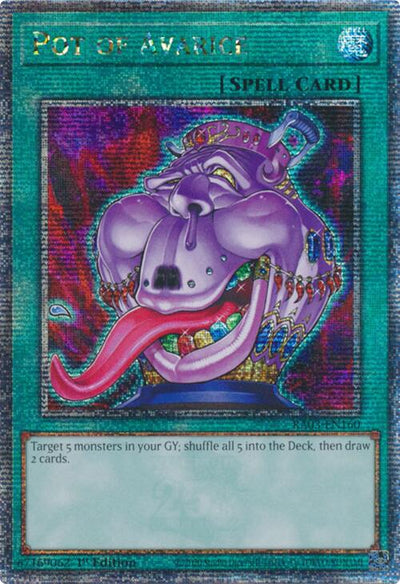 Pot of Avarice (Quarter Century Secret Rare) [RA03-EN160] Quarter Century Secret Rare