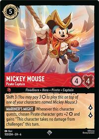 Mickey Mouse - Pirate Captain - Azurite Sea - 103/204