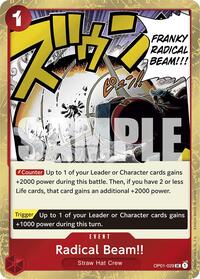 Radical Beam!! (Jolly Roger Foil) - Premium Booster -The Best- - OP01-029