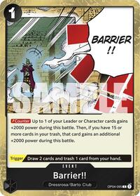 Barrier!! (Jolly Roger Foil) - Premium Booster -The Best- - OP04-095