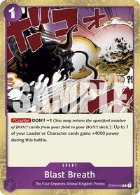 Blast Breath (Jolly Roger Foil) - Premium Booster -The Best- - ST04-016