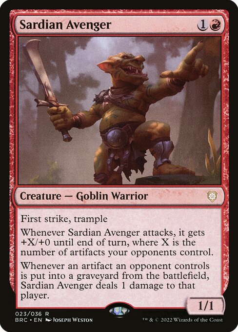 Sardian Avenger - The Brothers' War Commander - 23