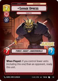 Savage Opress - Monster - Judge Promos - 1/2