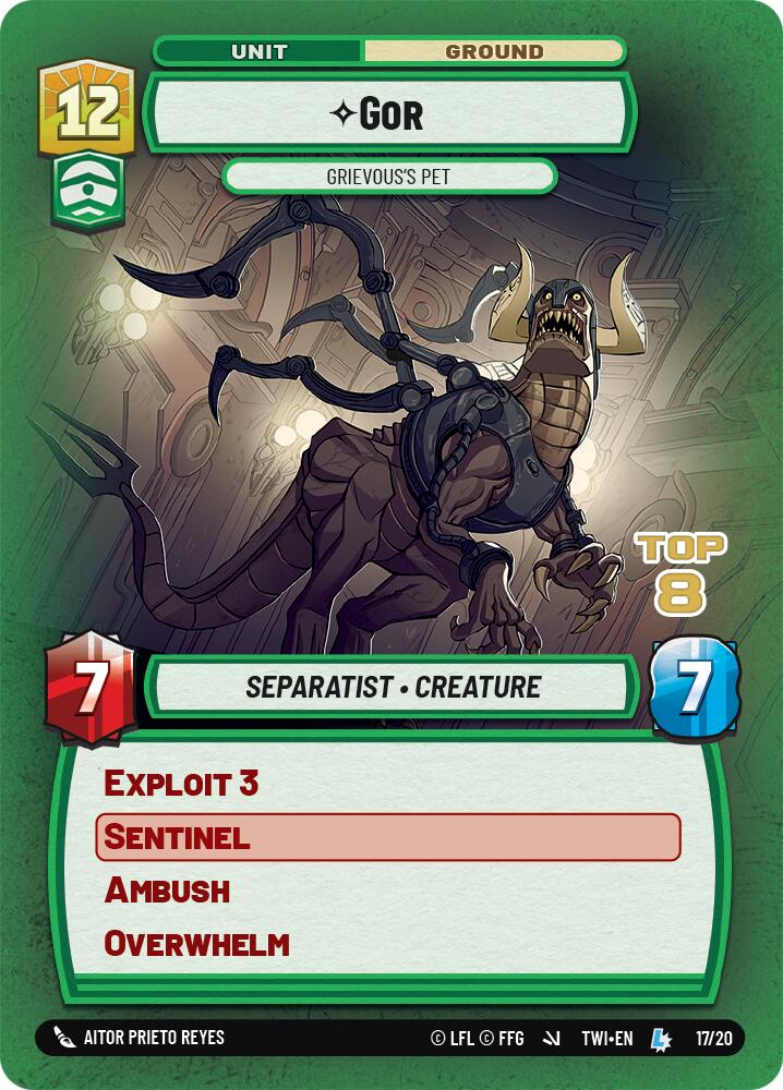Gor - Grievous's Pet (17/20) (Top 8) (17/20) [Store Showdown Promos]