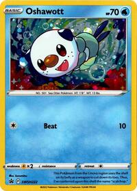Oshawott - SWSH222 (Cosmo Holo) - SWSH: Sword & Shield Promo Cards - SWSH222