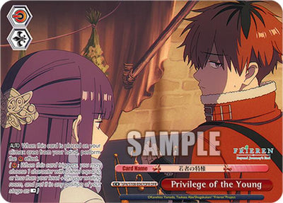 Privilege of the Young [Frieren: Beyond Journey's End]