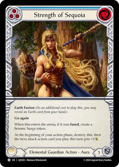 Strength of Sequoia (Blue) [AJV023] (Armory Deck: Jarl Vetreidi)