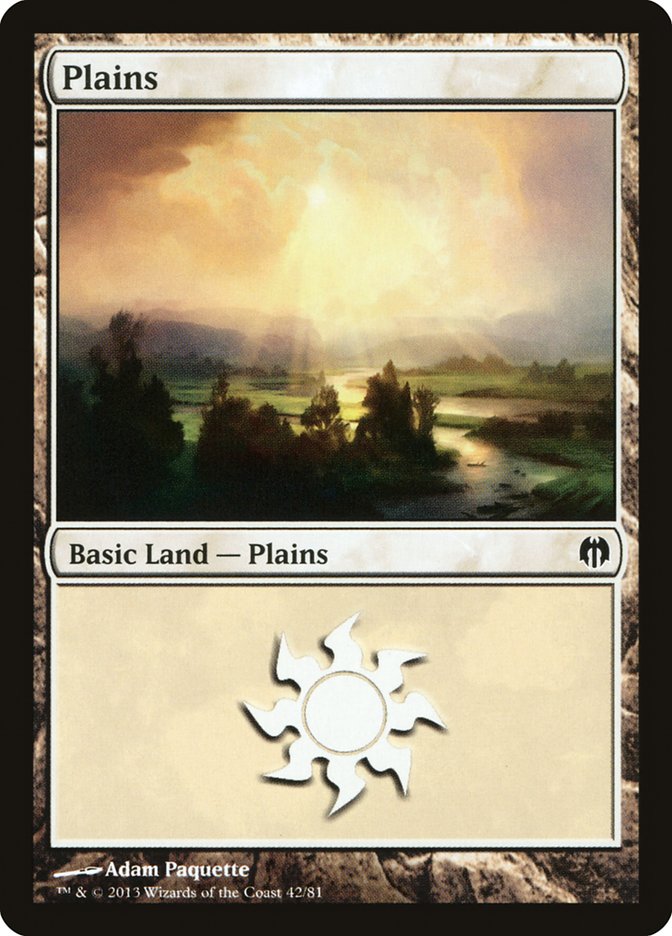 Plains (42) [Duel Decks: Heroes vs. Monsters]