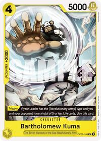 Bartholomew Kuma - Emperors in the New World - OP09-108