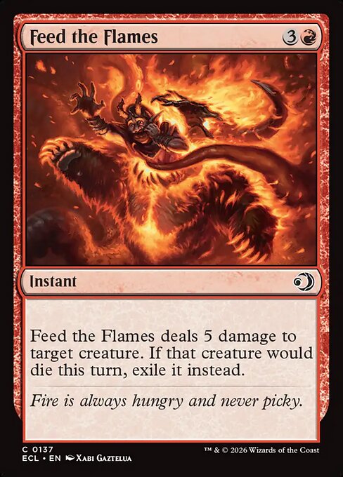 Feed the Flames - Lorwyn Eclipsed - 137