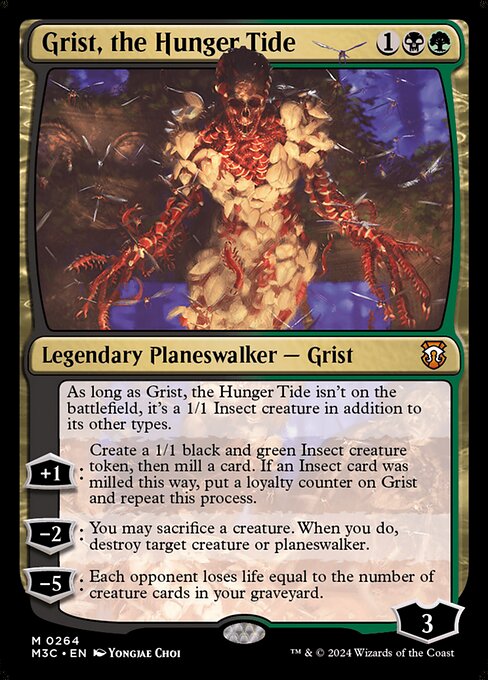 Grist, the Hunger Tide - Modern Horizons 3 Commander - 264