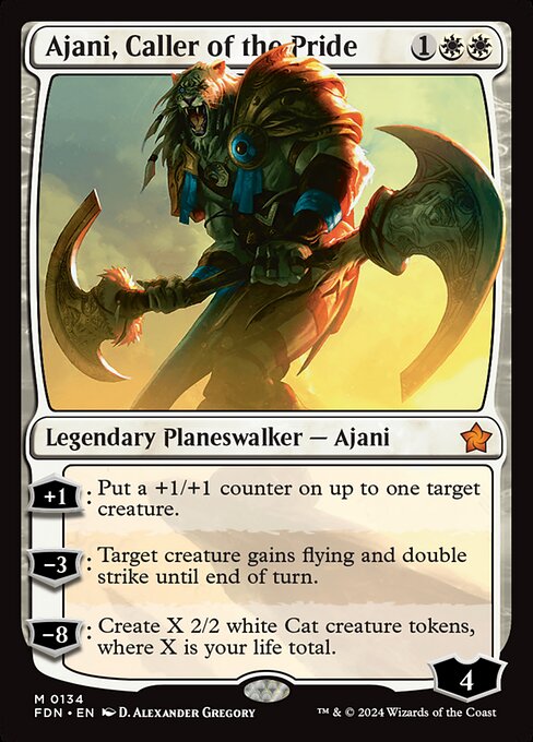 Ajani, Caller of the Pride - Foundations - 134