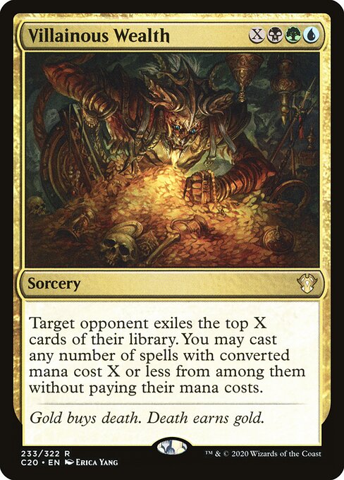 Villainous Wealth - Commander 2020 - 233