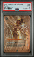 TIANA ENCHANTED 2024 DISNEY LORCANA EN 6-AZURITE SEA PSA MINT 9