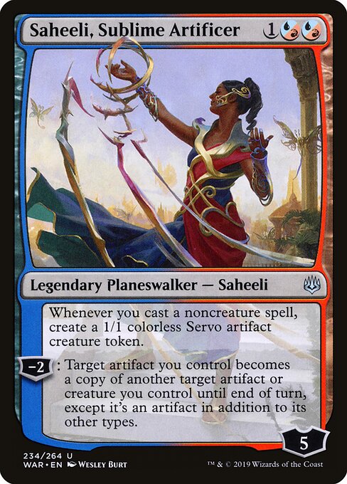 Saheeli, Sublime Artificer - War of the Spark - 234