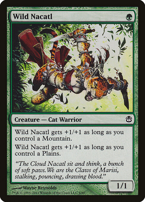 Wild Nacatl - Duel Decks: Ajani vs. Nicol Bolas - 4