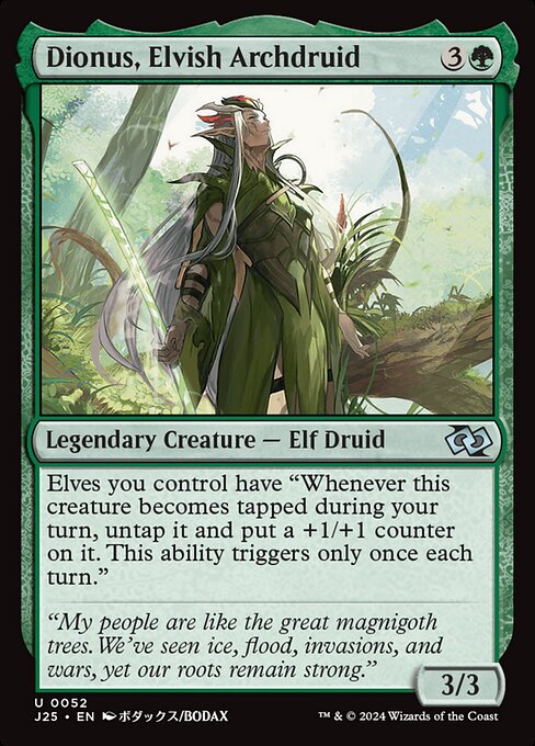 Dionus, Elvish Archdruid - Foundations Jumpstart - 52