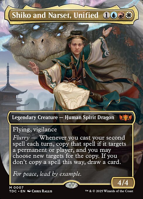 Shiko and Narset, Unified - Tarkir: Dragonstorm Commander - 7