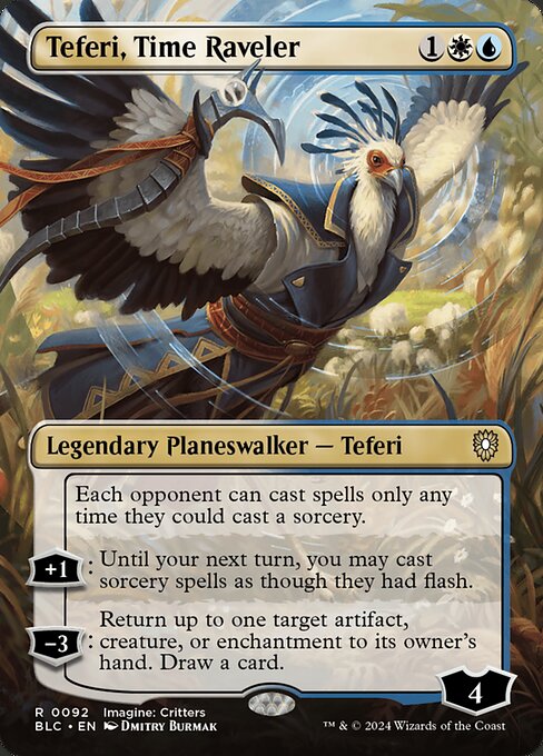Teferi, Time Raveler - Bloomburrow Commander - 92