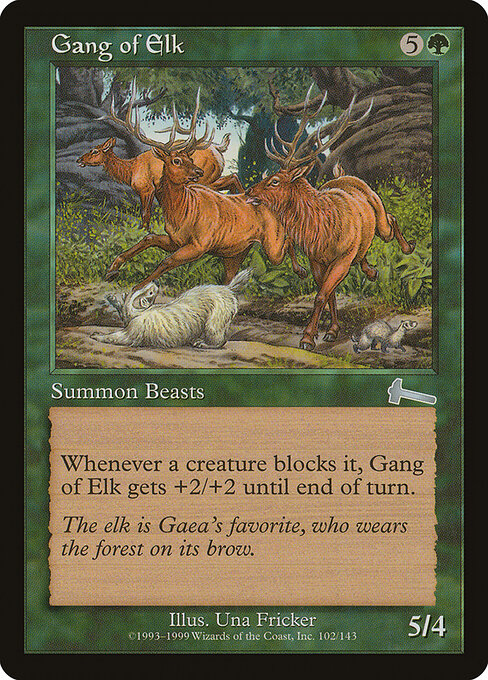 Gang of Elk - Urza's Legacy - 102