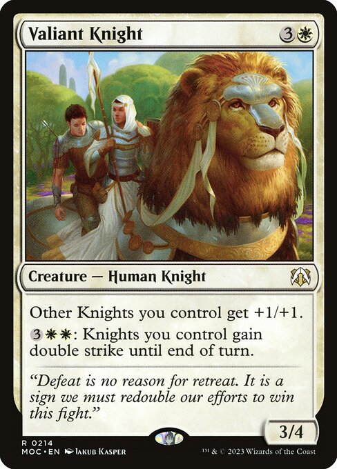Valiant Knight - March of the Machine Commander - 214