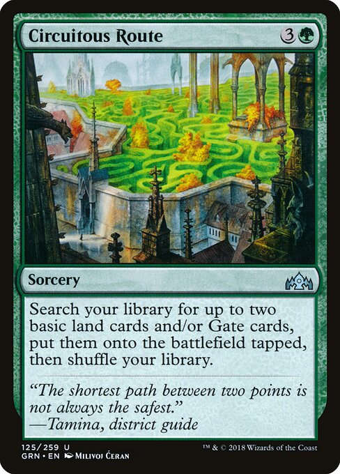 Circuitous Route - Guilds of Ravnica - 125