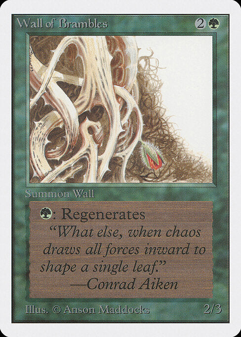 Wall of Brambles - Unlimited Edition - 224