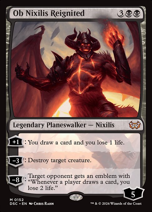 Ob Nixilis Reignited - Duskmourn: House of Horror Commander - 152