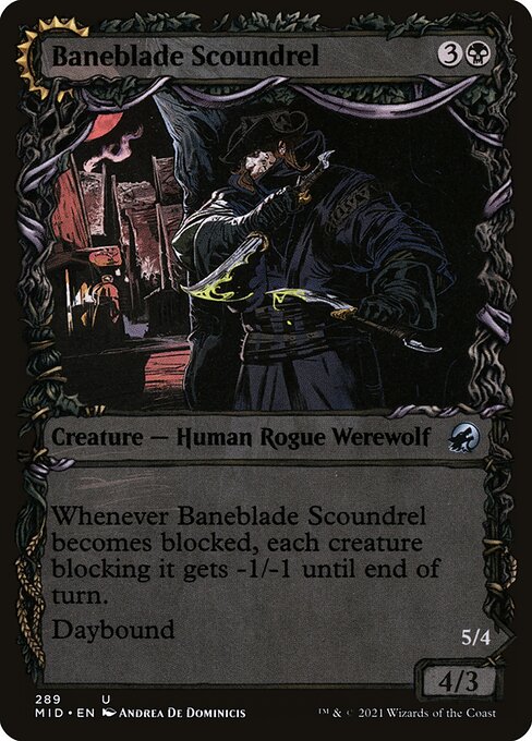 Baneblade Scoundrel // Baneclaw Marauder - Innistrad: Midnight Hunt - 289