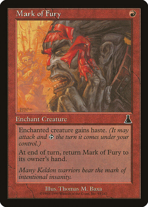 Mark of Fury - Urza's Destiny - 93