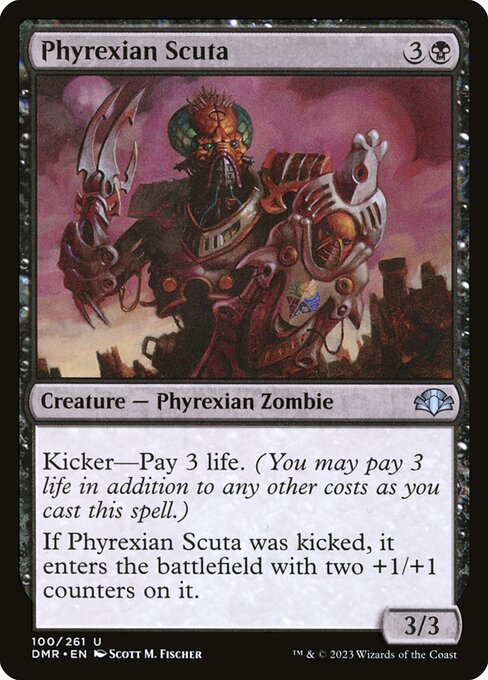 Phyrexian Scuta - Dominaria Remastered - 100