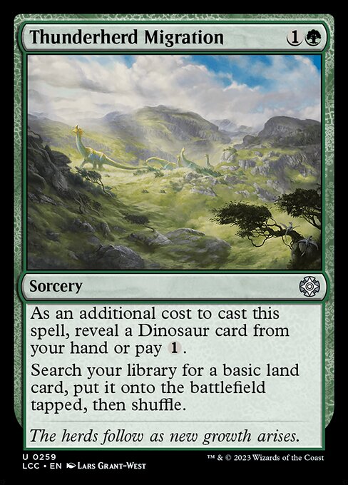 Thunderherd Migration - The Lost Caverns of Ixalan Commander - 259