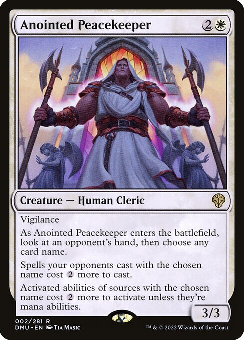 Anointed Peacekeeper - Dominaria United - 2