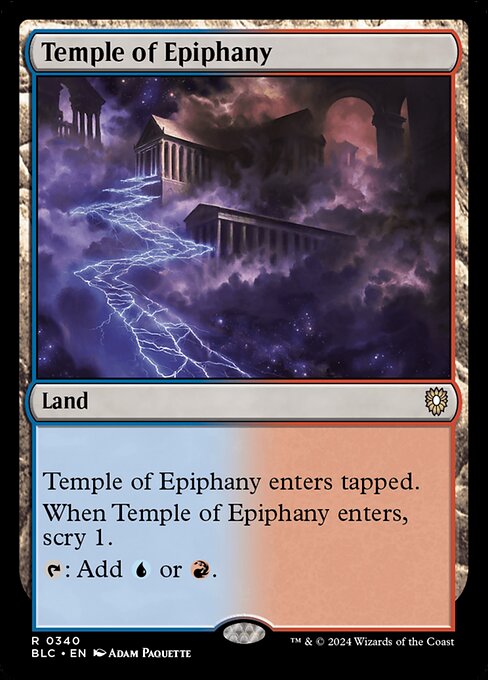 Temple of Epiphany - Bloomburrow Commander - 340
