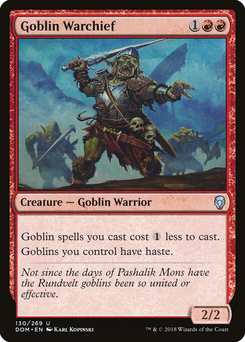 Goblin Warchief - Dominaria - 130