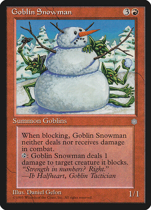 Goblin Snowman - Ice Age - 191