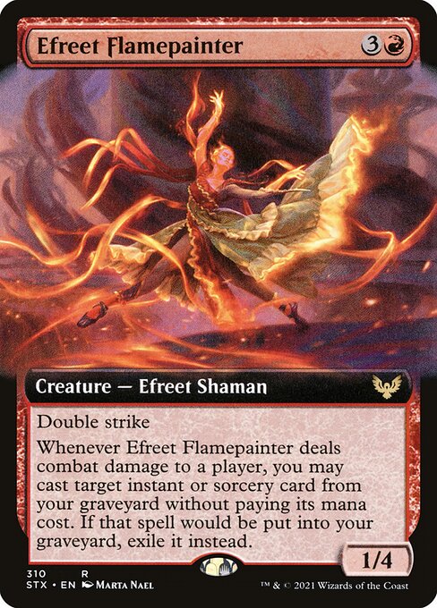 Efreet Flamepainter - Strixhaven: School of Mages - 310