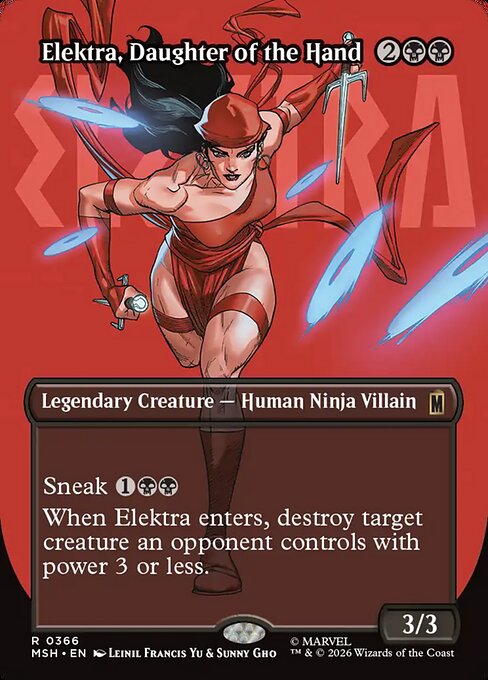 Elektra, Daughter of the Hand - Marvel Super Heroes - 366