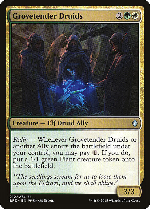 Grovetender Druids - Battle for Zendikar - 212