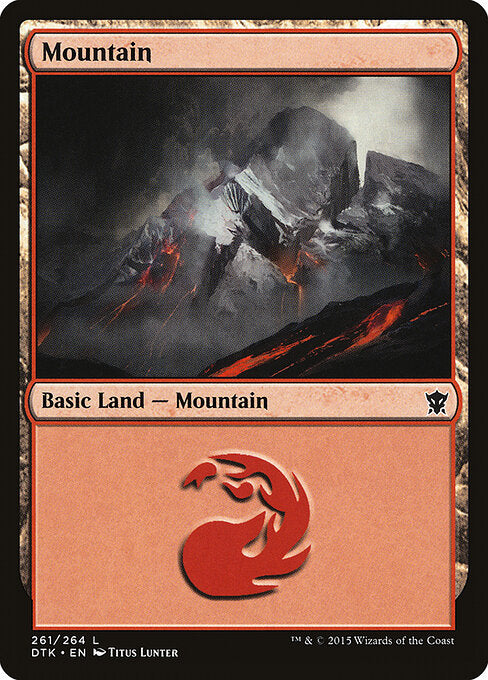 Mountain - Dragons of Tarkir - 261