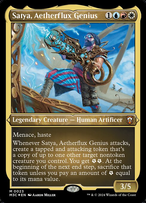 Satya, Aetherflux Genius - Modern Horizons 3 Commander - 23