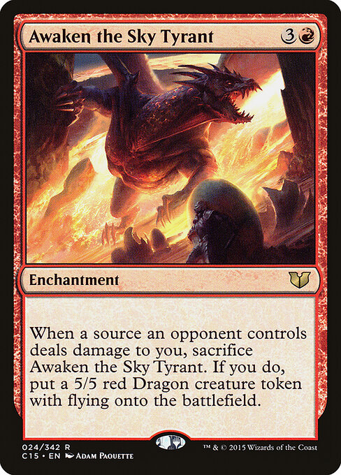 Awaken the Sky Tyrant - Commander 2015 - 24