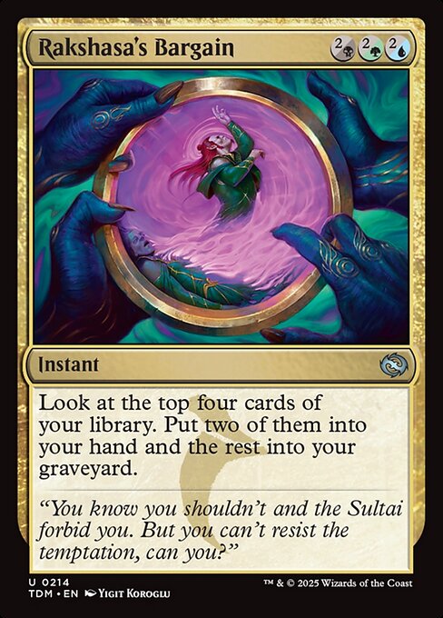 Rakshasa's Bargain - Tarkir: Dragonstorm - 214