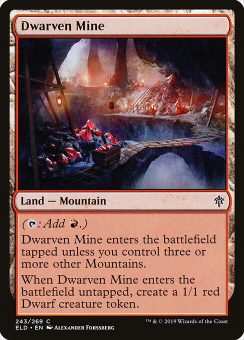 Dwarven Mine - Throne of Eldraine - 243