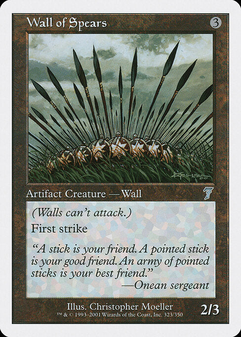Wall of Spears - Seventh Edition - 323