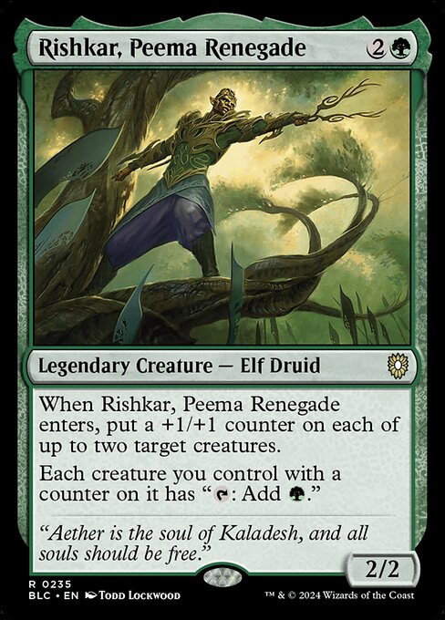 Rishkar, Peema Renegade - Bloomburrow Commander - 235