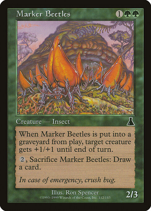 Marker Beetles - Urza's Destiny - 112