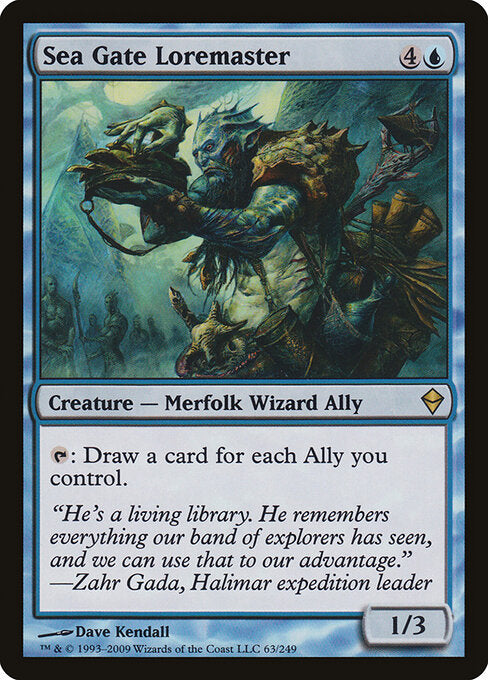 Sea Gate Loremaster - Zendikar - 63