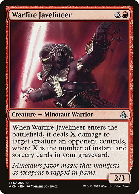 Warfire Javelineer - Amonkhet - 155