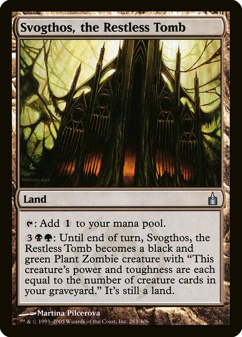 Svogthos, the Restless Tomb - Ravnica: City of Guilds - 283